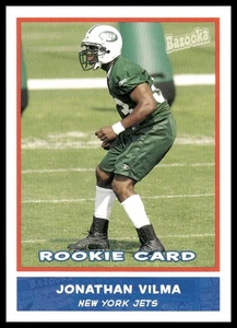 2004 Bazooka #191 Jonathan Vilma RC New York Jets NM+ - Picture 1 of 2