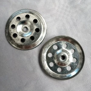 Master Trix 4 caja metálica Alemania Occidental - componente RR / RR35 rueda ranurada - Imagen 1 de 5