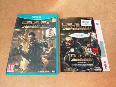 Deus Ex: Human Revolution - Directors Cut (Nintendo Wii U) VGC, PAL, CIB - Image 1 of 4