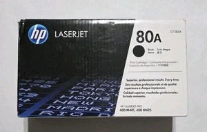 Oryginalny czarny toner HP 80A CF280A nowy otwarty pudełko - Zdjęcie 1 z 6