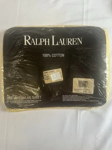 Ralph Lauren Queen Flat Sheet In Citron Cotton Irregular  - Picture 1 of 4