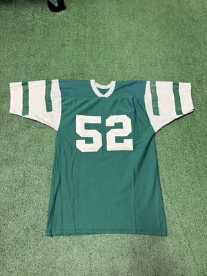 Camiseta de fútbol vintage años 70 para hombre talla pequeña verde manga 3/4 camisa envejecida Foto 1 de 4