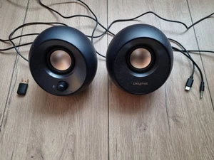 CREATIVE Pebble V2 - Minimalistic 2.0 USB-C Powered Desktop Speakers, 3.5 Mm Aux - Afbeelding 1 van 4