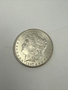 1887 BU GEM MORGAN SILVER DOLLAR UNC MS+++ US MINT RARE COIN 8426 - Bild 1 von 13