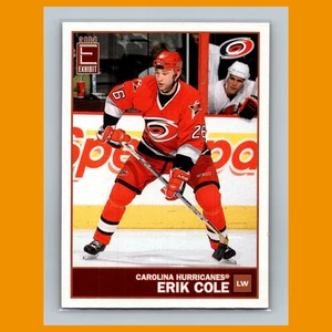 Erik Cole /275 #27 2003-04 Pacific Exhibit Blue Backs Carolina Hurricanes Hockey - Picture 1 of 3