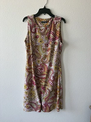 Tommy Hilfiger Women's Sleeveless Dress Paisley, Colorful, Size 4 - Image 1 of 4