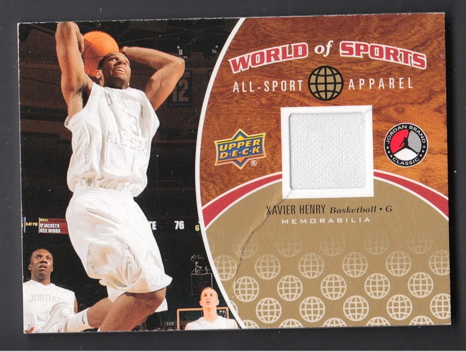 Xavier Henry 2010 Upper Deck World of Sports All Sport Apparel Jersey Card #14 - Image 1 of 1