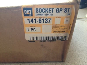 Genuine OEM Caterpillar CAT Socket GP ST 141-6137 - Picture 1 of 4