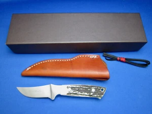 SETO VTG INTEGRAL HUNTING KNIFE IK-17 Staghorn Made In Japan UNUSED MINT COND. - Picture 1 of 12