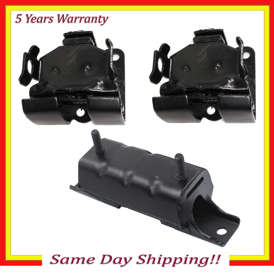 Engine Motor & Trans. Mount For 96-05 Chevy Blazer 96-04 S10 4.3L 4WD Set 3pcs — 第 1/4 张图片