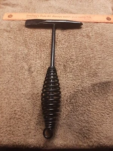 Welding Chipping Hammer Pick Punch and Chisel End Spring Handle W / Hanging Hook - Picture 1 of 5