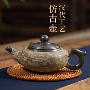 Yunnan Dianwa Intangible Cultural Heritage Alabaster Han Dynasty Antique Teapot - Picture 1 of 5
