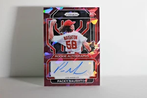 2022 PANINI PRIZM LOS ANGELES ANGELS RC AUTO /25 PACKY NAUGHTON #RA-PN (BS5) - Picture 1 of 2