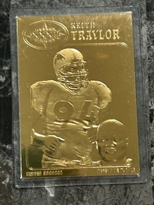 Danbury Mint 1999-2001 22K Gold Legends #4 Keith Traylor @QY07 - Imagen 1 de 2