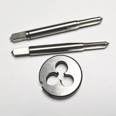 M5 x 0,5 Schneideisen + 2 tlg. Handgewindebohrer Feingewinde Gewindebohrer - Bild 1 von 3