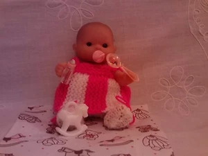 5 inch Berenguer Doll Clothes / Miniature Reborn Doll (doll not included) - Picture 1 of 7