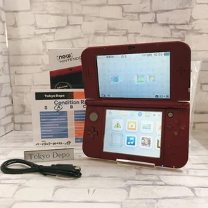 【Dual IPS】New Nintendo 3DS LL XL Konsole Metallic Rot mit Box getestet/funktionstüchtig - Bild 1 von 12