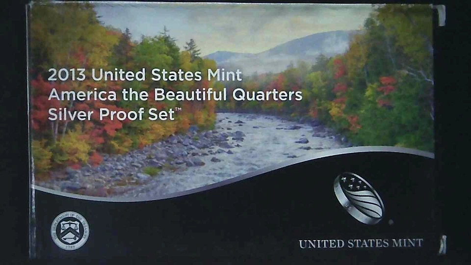 2013-S US Mint ATB Quarter 90% Silver Proof Set 5 Coins 23ococ0720 - Image 1 of 4
