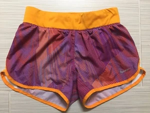 Girls Small M Nike Reflective Lined Vented Printed Running Athletic Summer Short - Picture 1 of 3