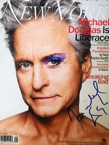 Michael Douglas signed 8x10 photo In Person. Exact Proof. Wall Street - Picture 1 of 4