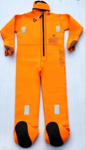 NOS IMMERSION ABANDONMENT COLD WATER SUIT SOLAS APPROVED ADULT WATER SEA DIVING - Picture 1 of 12