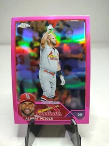 Albert Pujols 2023 Topps Chrome Pink Refractor #143 - St. Louis Cardinals - Picture 1 of 2