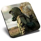 Square Single Coaster - Soldier Nuclear War Chernobyl  #2777