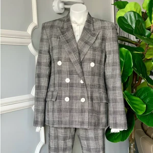 Isabel Marant zweireihiger grauer Blazer aus Wolle 10 NEU $ 1070 - Bild 1 von 14
