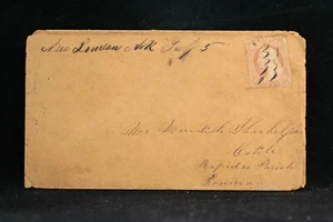 Arkansas: New London 1850s #11 Cover, Ms, DPO Union Co - Picture 1 of 2