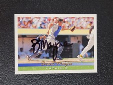 Brent Mayne Auto - Signed Autograph 1993 Upper Deck #604 - Kansas City Royals