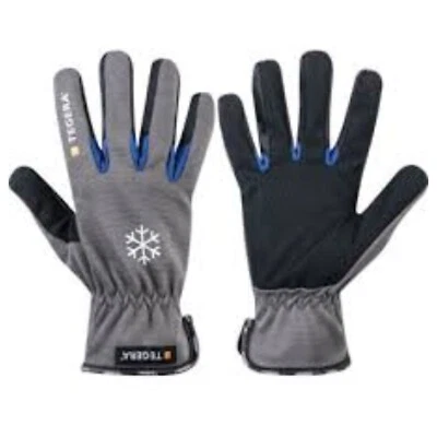 Ejendals 417 Tegera, kältebeständige Handschuhe schwarz/grau Fleece/Polyesterfutter - Bild 1 von 3