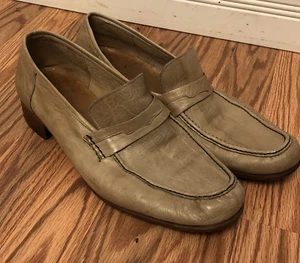 Carrano Schuhe Herren 11 italienische beige Leder Anzugschuhe handgefertigt Italien Halbschuhe - Bild 1 von 8