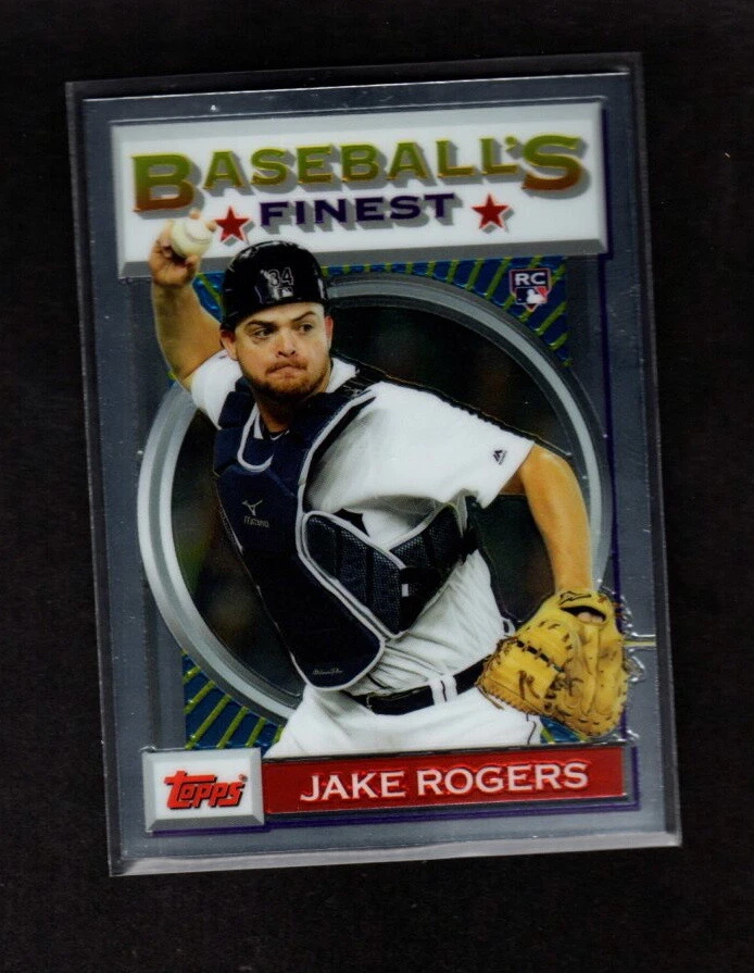 JAKE ROGERS 2020 TOPPS FINEST FLASHBACKS ROOKIE CARD DETROIT TIGERS - Image 1 of 1