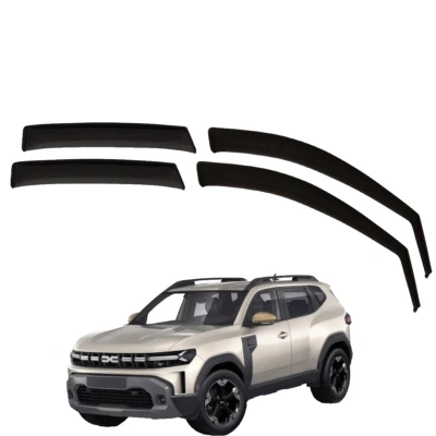 KIT DEFLETTORI FARAD ANTERIORI + POSTERIORI DACIA DUSTER 2024 ANTIVENTO FUME'
