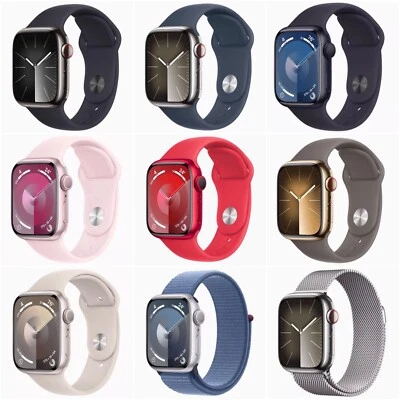Apple Watch Series 9 41mm 45mm GPS + WiFi + Cellular - Very Good - Image 1 of 4