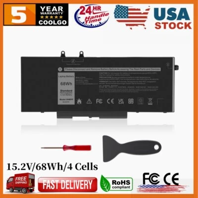 ✅Bateria 68Wh 3HWPP para Dell Latitude 5501 5401 5511 5510 5411 Precision 3541 - Imagem 1 de 4