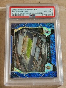 2020-21 Prizm Premier League Elland Road Blue Shimmer FOTL #2/8