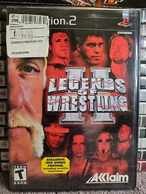 New Sealed Legends of Wrestling II 2 (Sony PlayStation 2, 2002) PS2 Black Label - Image 1 of 4