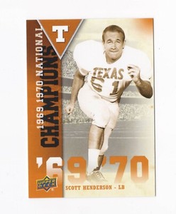 2011 Upper Deck Texas National Champions #NCSH Scott Henderson