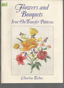 Flowers Bouquets Iron On Transfer Patterns Needlework Designs Vintage 1990s L75 - Picture 1 of 7