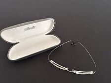 Silhouette Eyeglass Frames 7799 60 6107 Titan Gunmetal Rimless Austria 19 150