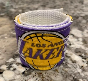 Los Angeles Lakers Wristband Basketball NBA Pro Shop Team Apparel Fan Game Gear - Picture 1 of 3
