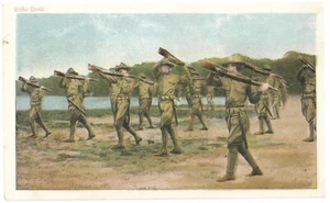 Antique ww1 Army Us Photo Military Us Vintage Postcard - Picture 1 of 7