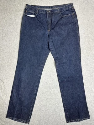 Pantalones de mezclilla Brooks Brothers 346 para hombre 40x34 azul calce clásico pierna recta cremallera mosca Foto 1 de 4