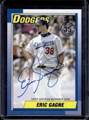 Auto #90A-EG Dodgers Topps Eric Gagne 1990 2025 Foto 1 de 2