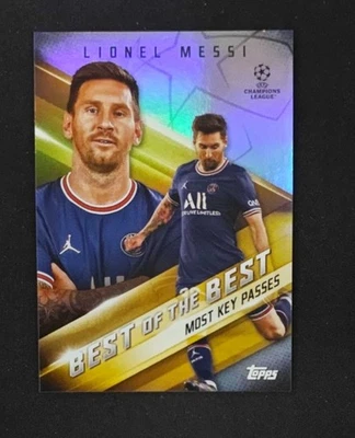 Lionel Messi 2021-22 Topps UEFA Champions League Best of the Best #BB-13 - Image 1 of 2
