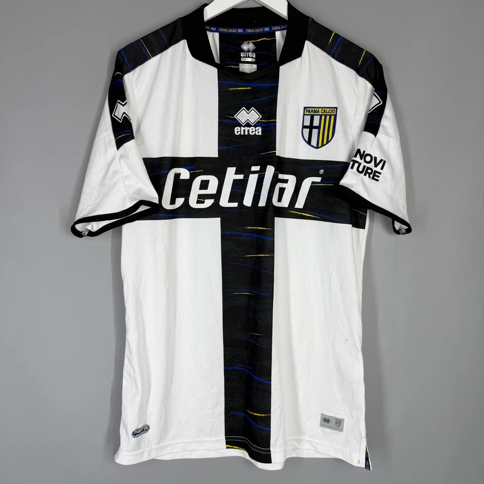 PARMA CALCIO ITALY 2021 2022 HOME FOOTBALL SHIRT JERSEY MAGLIA ERREA SIZE XL - Image 1 of 4
