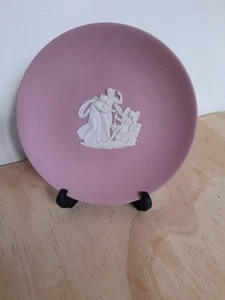Wedgwood Pink Jasperware 4" Trinket Dish - Picture 1 of 5