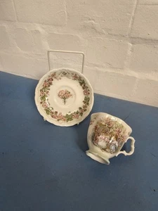 Royal Doulton Summer Brambly Hall Tasse und Untertasse Jill Barklem 1983 - Bild 1 von 12
