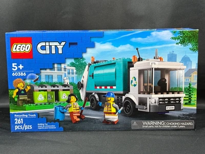 LEGO CITY Camión de Reciclaje Recogida de Basura Juego de Construcción 60386 NUEVO Foto 1 de 2